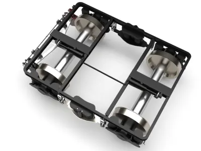 Train Wheels 3D model