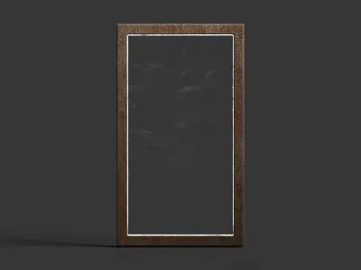 4K Old Windows Low-poly 3D model