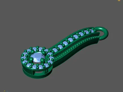 Women Pendants 3DM STL Pendant Renders Details 3D print model 3D print model