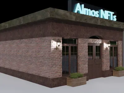 Cafe 3D Model Free 3D model