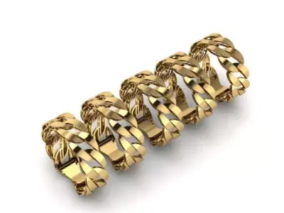 Gold Ring Cartier Ring stl 3dm 3dprintmodel 3D print model