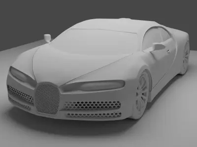 Bugatti Chiron 3D model