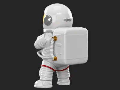 Astronaut figure 02 3D print model