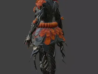 Dark Forest Fairy Figurine for 3D Printing 3D print model