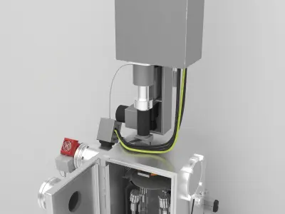 Industrial Spluttering machine  3D model