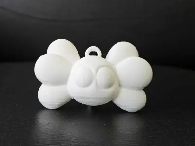 Axolotl Keychain 3D print model