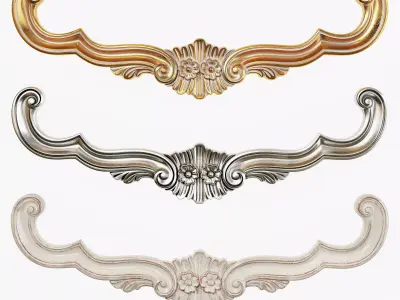 Classic carved 152 3D model