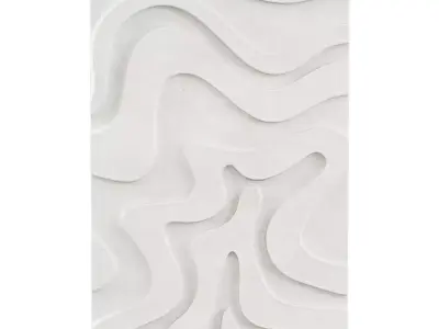 Wall panel 3D model