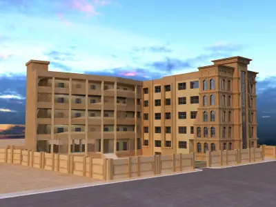 0207 - School Architecture Project - 2D Drawings - 3D Files 3D model