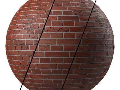 Bricks Materials 33- By 3 Patterns Tile - Pbr 4k Seamless Low-poly 3D model