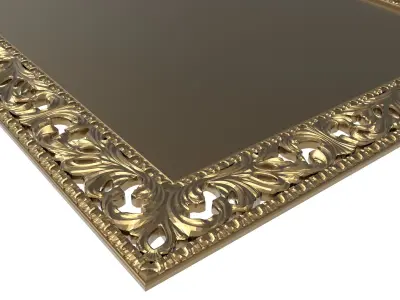 Carved Picture Frame 3D model 30