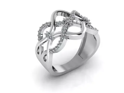Jewelry Diamond Ring 3D print model purchase