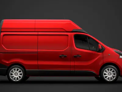 Opel Vivaro Van L2H2 2018 3D model