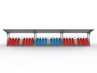 stadium bleacher 3D model