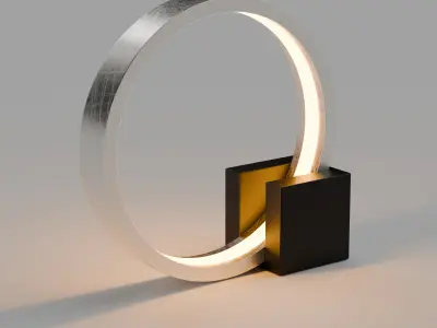 Modell of lamp for interior Free low-poly 3D model