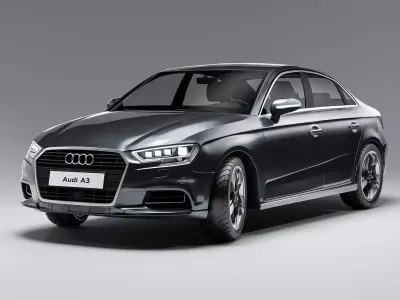 Audi A3 Sedan Berline 3D model