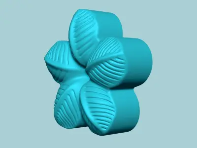 Plum Blossom Flower 01 - Moulding Artificial Craft 3D print model