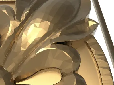  decorative pattern ready for 3D printing 3D model 231