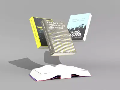 Book Pack Free low-poly 3D model