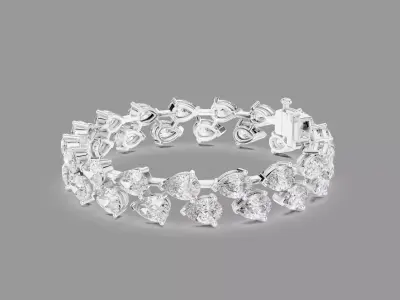 Diamond Bracelet  3D print model