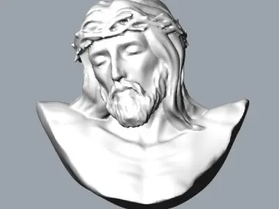 Jesus bust 3D print model 3D print model