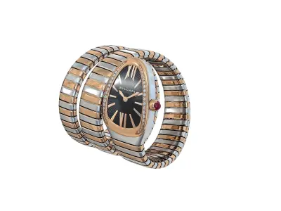 Bvlgari Serpenti watch Low-poly 3D model