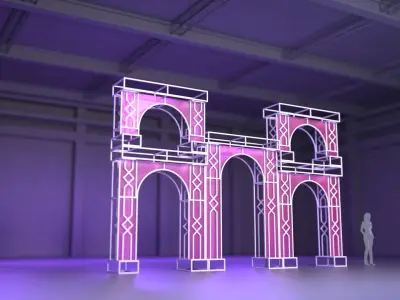 Arches Set 2 3D model