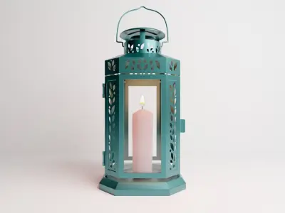 Candleholders Lanterns IKEA Decoration 3D model
