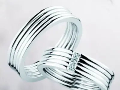 Wedding rings 126 3D print model