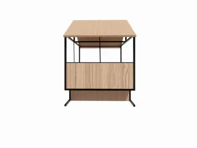 pavillon house made out of cardboard Free 3D model