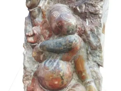 Dancing Marble Ganesha Sculpture 3d Model - 3d Sculpture 3D model