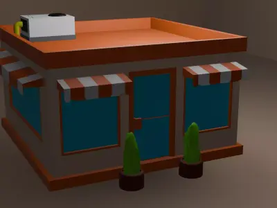 24-7 Store Free 3D model