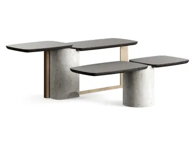 Enne Titano Luxury Coffee Table Low-poly 3D model