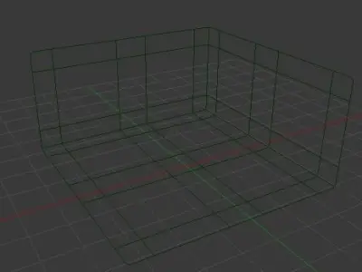 Studio Corner  Free low-poly 3D model