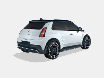 Alpine A290 2025 Low-poly 3D model