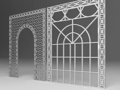 Jali Panel 3D model