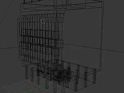 City Bank Low-poly 3D model