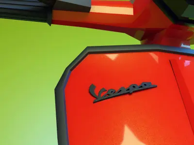 3d vespa miniature for printing 3D print model