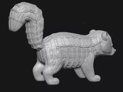 badger 3D print model