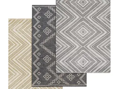 Rug Set 1285 3D model