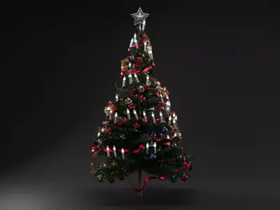 Xmas tree for Christmas festival 3D model