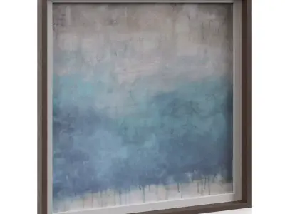 Uttermost Serenity Paused Framed Print PBR 3D model