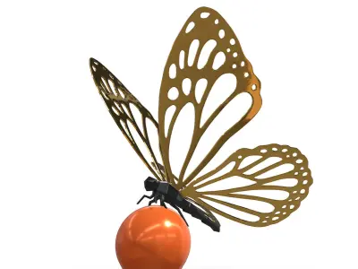 butterfly  3D print model