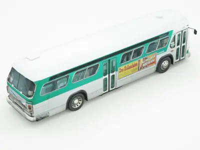 Bus v1 Low-poly 3D model