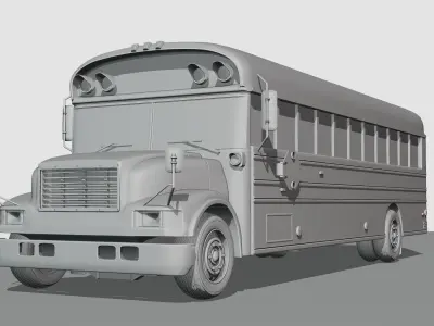 school bus 3D model