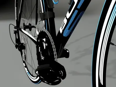 Road Bike 3D model 3D model