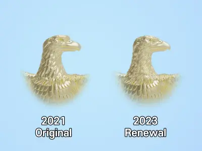 the French Imperial Eagle 3D print model