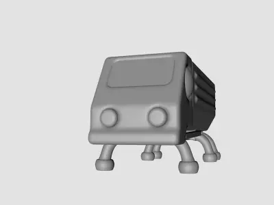 Sci-Fi Truck 3D model
