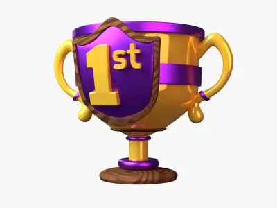 First Trophy 3D model