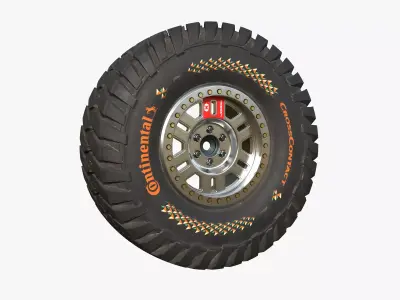 Tire Continental off road Extreme E 3D model